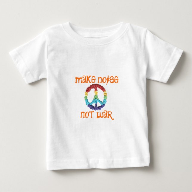 Gör ljud inte krig t-shirt (Framsida)