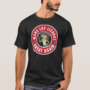 Gör Lot Lizards Great Again Rolig Lastbilschaufför T Shirt