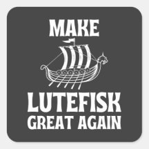 Gör Lutefisk Stort Igen Humoristisk Stinkande Fisk