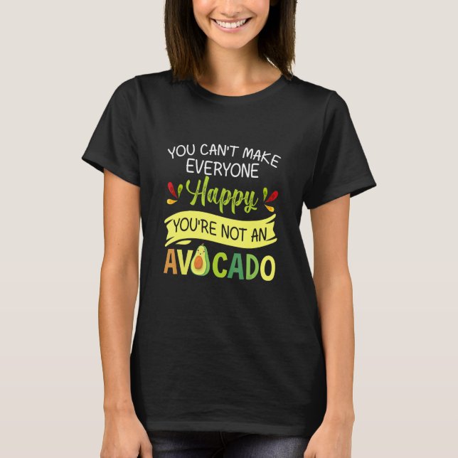 Gör Lycklig Avocado T Shirt (Framsida)