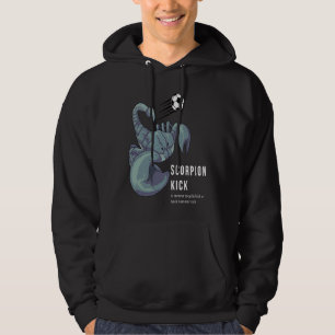 Gör mål via skorpion spark  Fotboll Hoodie
