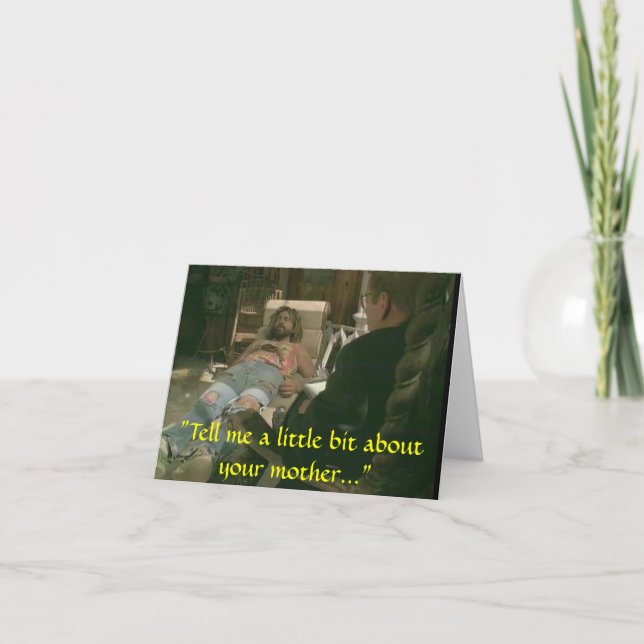 Gör Mamma oroligt Kort (Framsida)