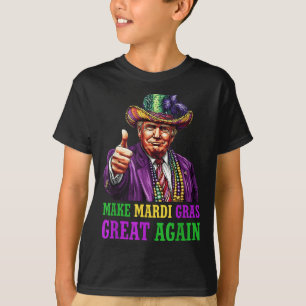 Gör Mardi Gras Underbar igen, lustig Trump Mardi G T Shirt