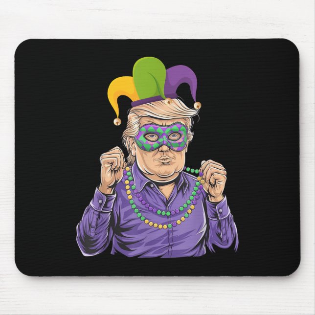 Gör Mardi Gras Underbar igen Roligt Mardi Gras Man Musmatta (Framsidan)