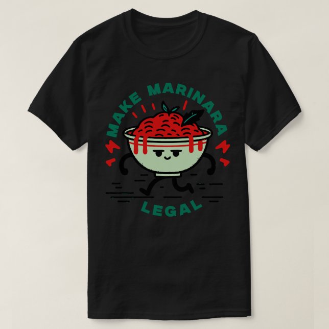 Gör Marinara Legal V2 T Shirt (Design framsida)