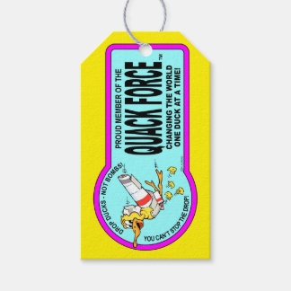 GÖR MÄRKRE FÖR KVACKER-DUCERING PRESENTETIKETT