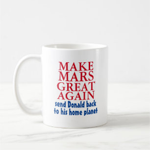 Gör Mars Underbar igen, lustigt antiDonald Trump 2 Kaffemugg