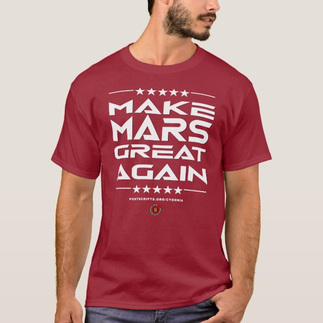 Gör Mars Underbar igen T Shirt (Framsida)