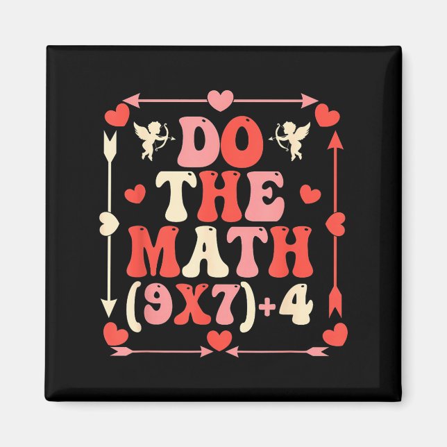 Gör Matematikekvationen Alla Hjärtans Dag Matemati Magnet (Framsidan)