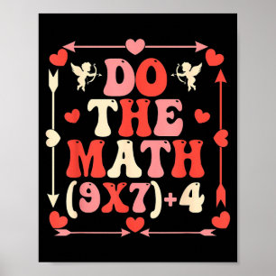 Gör Matematikekvationen Alla Hjärtans Dag Matemati Poster