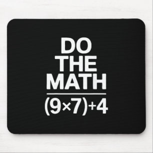 Gör Matematiken 67 Meme Roligt Sarksastiskt Skämt Musmatta