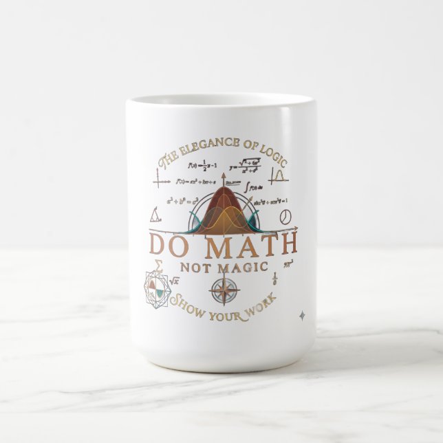 Gör Matte Inte Magi Långärmad Tröja Kaffemugg (Center)