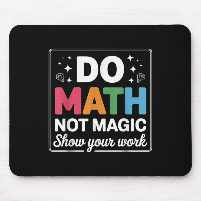 Gör Matte Inte Magi Matematiklärare Tillbaka Till  Musmatta (Framsidan)