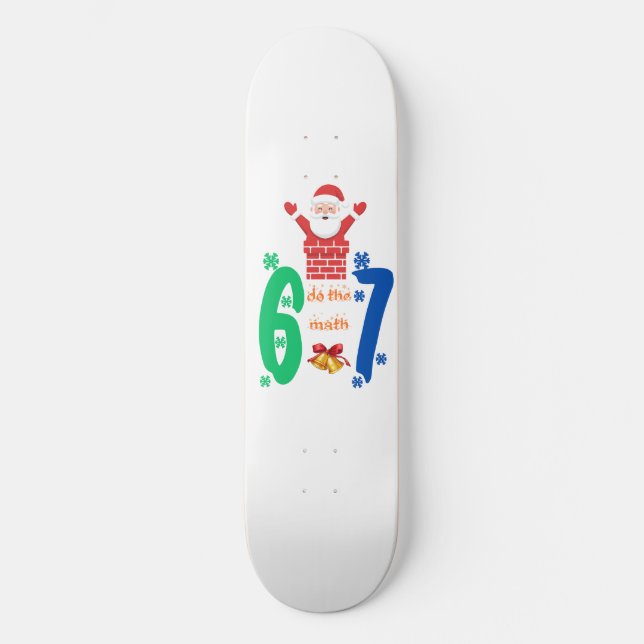 Gör Matten 67 Meme Jul Mini Skateboard Bräda 18,5 Cm (Framsida)