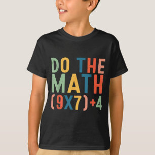 Gör Matten 67 Sex Sju Meme Lärare Student Män T Shirt