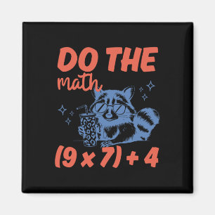 Gör Matten Rolig Matematiklärare 6 7 Tvättbjörn Se Magnet