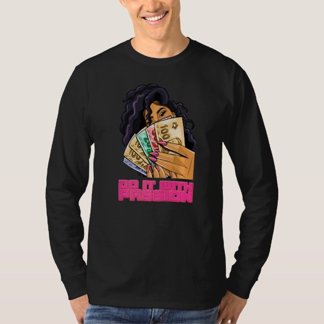 Gör med lösenordsmotivationslån t shirt (Framsida)