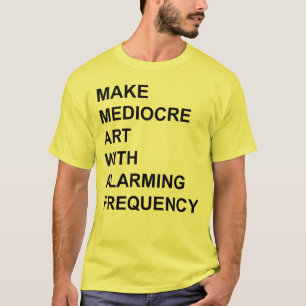 Gör mediekonst med alarmerande frekvens t shirt