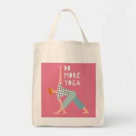 Gör mer yoga, söt näsa tygkasse