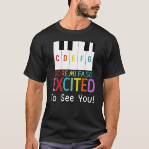 Gör Mi Fa så glad att se dig som Piano-musikte T Shirt