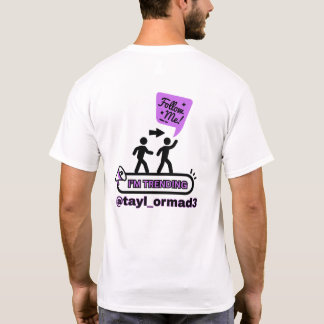 GÖR MIG BERÖMD Sociala Medier Tvåsidig Unisex T Shirt