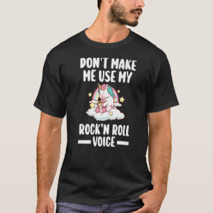 gör mig inte använda sten'n'roll sten-n-roll sten t shirt