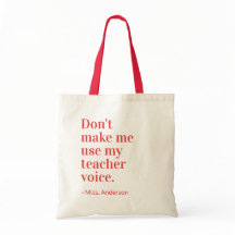 Gör mig inte Använda till min lärarröst