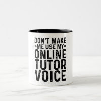 Gör mig inte Använda till min Online Tutor Voice
