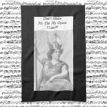 Gör mig inte använda till min Opera-Vuxen Apron Kökshandduk<br><div class="desc">Vintage opera singer</div>