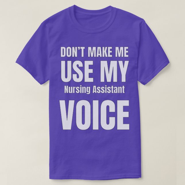 Gör mig inte Använda till min röst T Shirt (Design framsida)