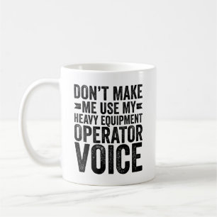 Gör mig inte Använda till min tunga utrustningsope Kaffemugg