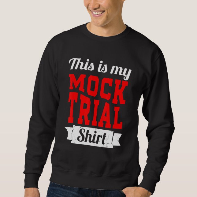 Gör mig inte Använda till My Mock Trial Voice Funn Lång Ärmad Tröja (Framsida)