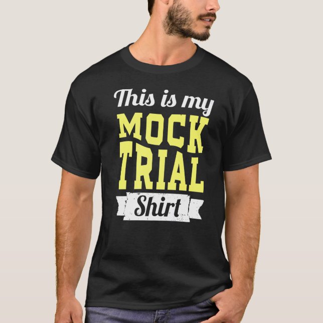 Gör mig inte Använda till My Mock Trial Voice Funn T Shirt (Framsida)