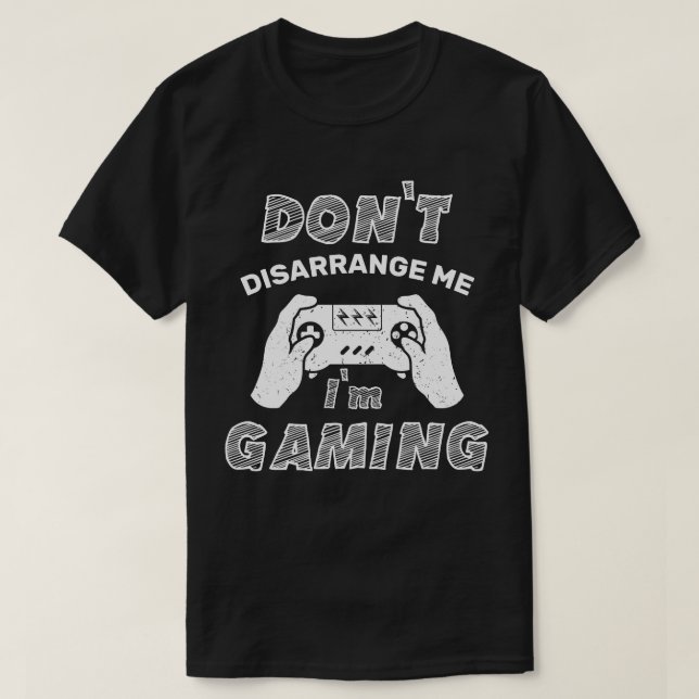 Gör mig inte besviken när jag spelar, roligt. t shirt (Design framsida)