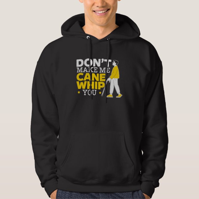 Gör mig inte Käpp och pipa dig blindille Blind Awa Hoodie (Framsida)