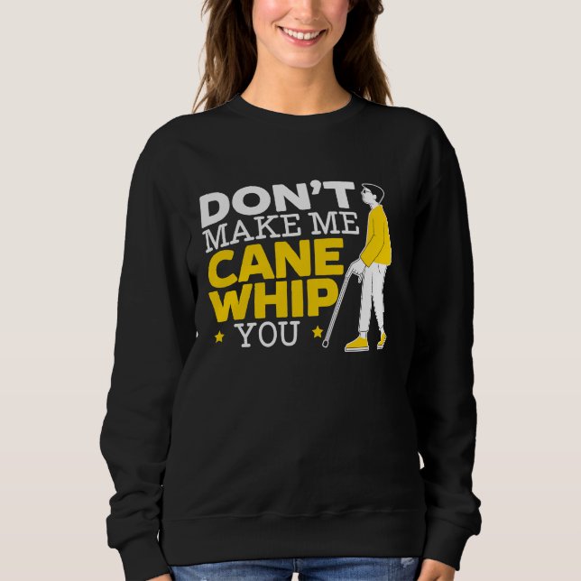 Gör mig inte Käpp och pipa dig blindille Blind Awa T Shirt (Framsida)