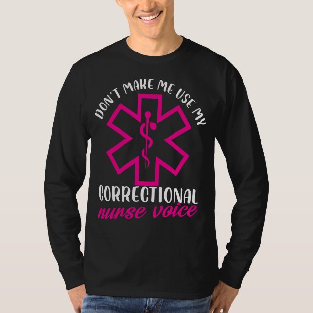 gör mig inte till användans korrektionella röstutf t shirt (Framsida)