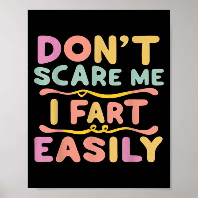 Gör mig inte till Fart Easily Funny Poster (Framsidan)