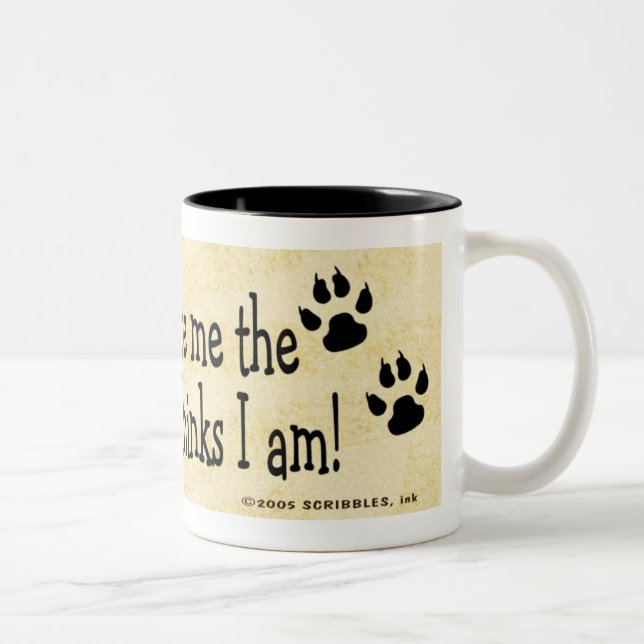 Gör mig personen Två-Tonad mugg (Höger)