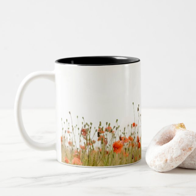 Gör mig stark, Poppy Två-Tonad Mugg (Med munk)