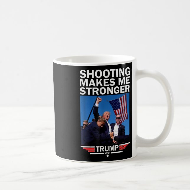 Gör mig starkare Donald Trump 2024 Kaffemugg (Höger)