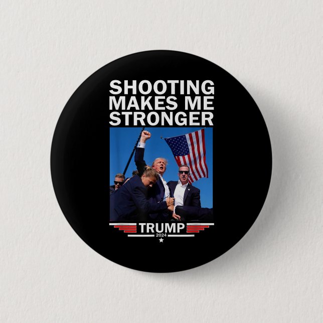 Gör mig starkare Donald Trump 2024 Knapp (Framsida)
