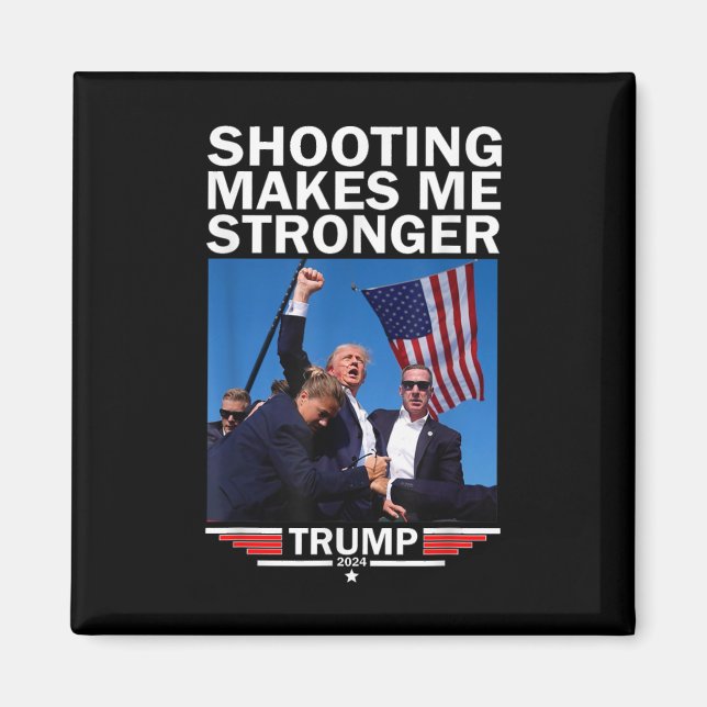 Gör mig starkare Donald Trump 2024 Magnet (Framsidan)