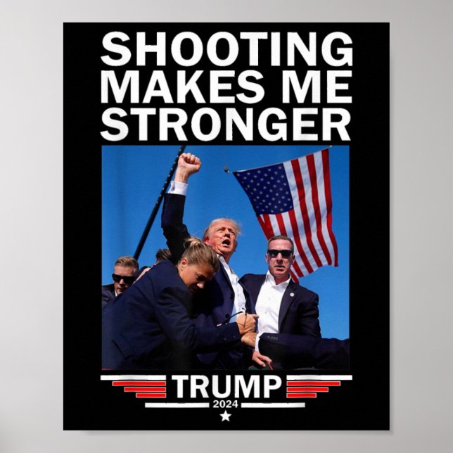 Gör mig starkare Donald Trump 2024 Poster (Framsidan)