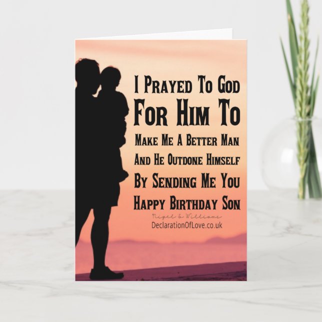 Gör mig till en bättre man kort (Framsida)