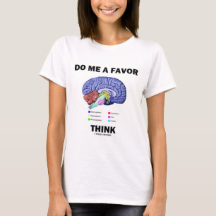 Gör mig till en tjänst för Tänka (Brain Anatom Tee Shirt