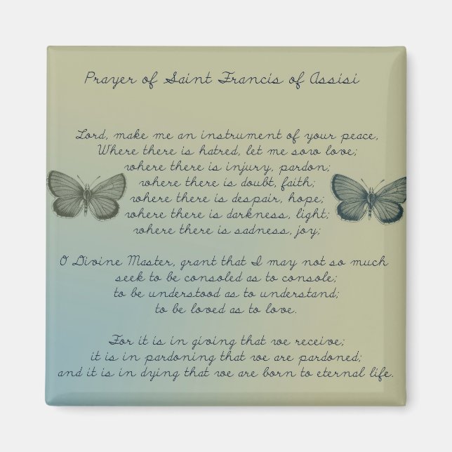 Gör mig till ett instrument magnet (Framsidan)