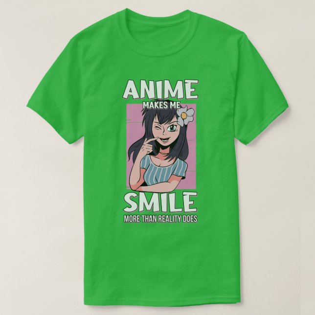 Gör mig till sjömil mer än verkligheten ger Otaku  T Shirt (Design framsida)