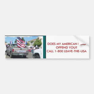 GÖR MIN AMERIKANSKA FLAGGAN KRÄNKER DIG… BILDEKAL