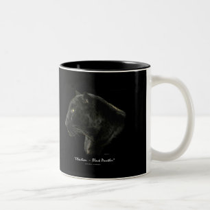 "GÖR MIN BLACK!" Black Panther Jaguar Coffee Mugg